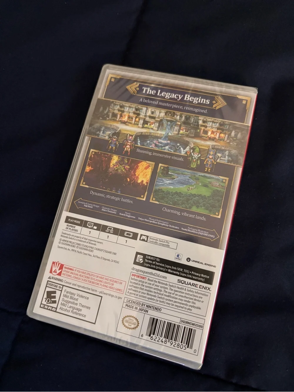Dragon Quest 3, HD-2D Remake.SEALED NEW. Nintendo Switch
